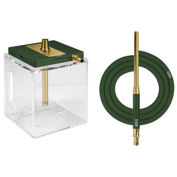 Hoob Atom British Racing Green x Gold Hookah