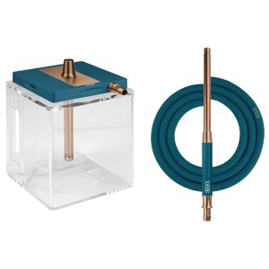 Hoob Atom Marine Blue x Bronze Hookah