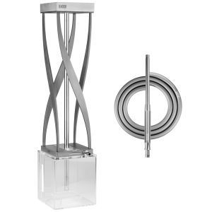 Hoob Flex Space Gray x Stainless Steel Hookah