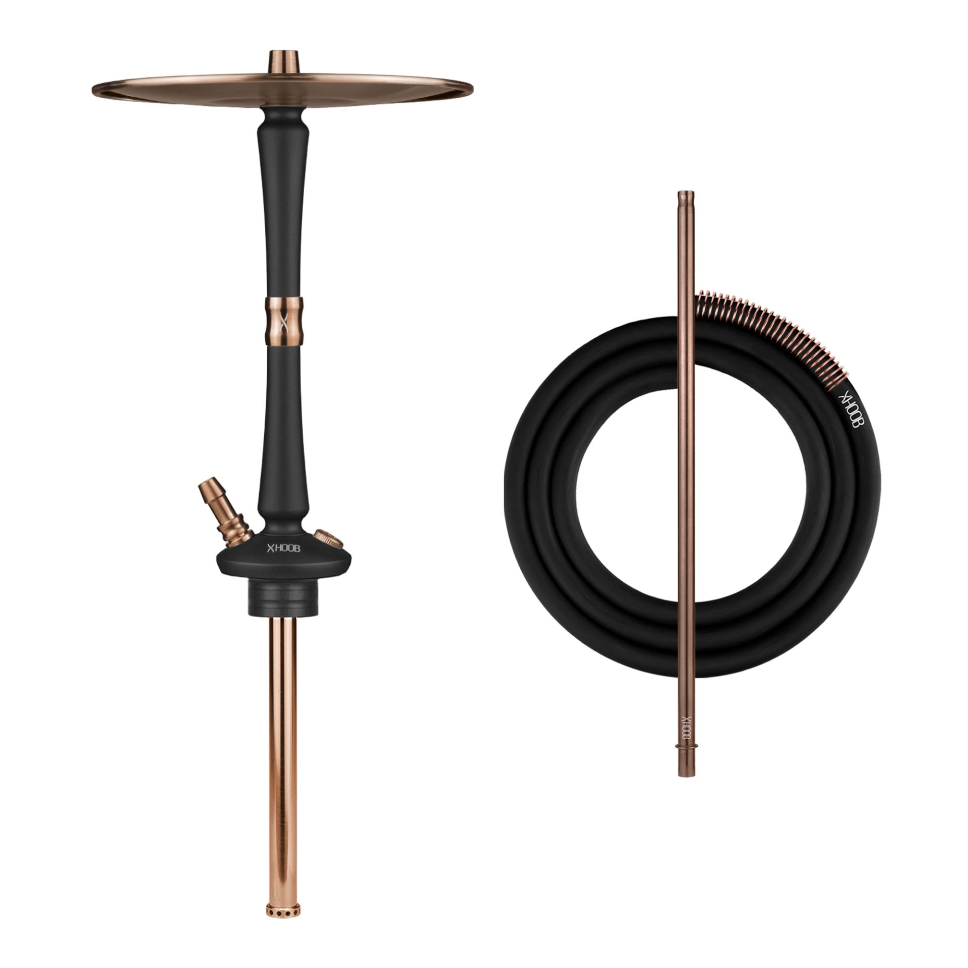 Hoob Go Black x Bronze Hookah