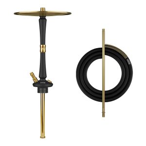 Hoob Go Black x Gold Hookah