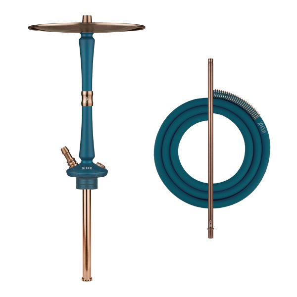 Hoob Go Marine Blue x Bronze Hookah