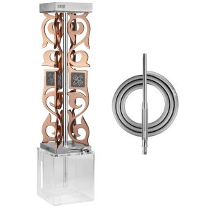 Hoob Icon Space Gray x Stainless Steel Hookah