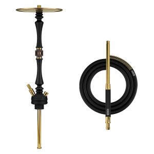 Hoob Mars Black x Gold Hookah