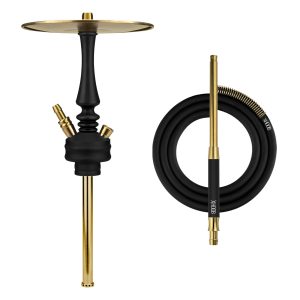 Hoob Mars Mini Black x Gold Hookah