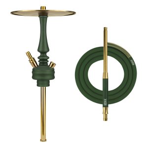 Hoob Mars Mini British Racing Green x Gold Hookah