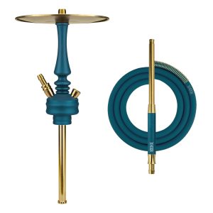 Hoob Mars Mini Marine Blue x Gold Hookah