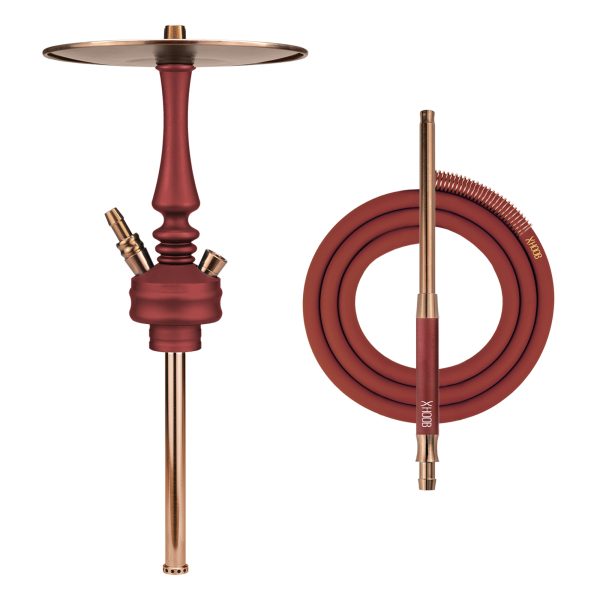 Hoob Mars Mini Wine Red x Bronze Hookah