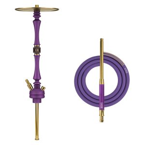 Hoob Mars Royal Purple x Gold Hookah