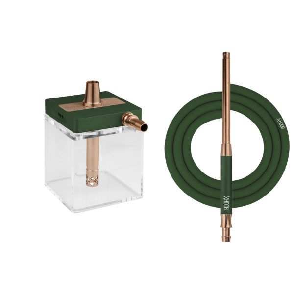 Hoob SubAtom British Racing Green x Bronze Hookah