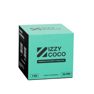 Izzy Coco hookah charcoal 1kg (26mm)