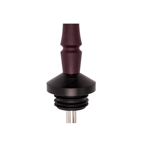 Izzy Prime Aluminum Maroon Red Hookah - Image 2
