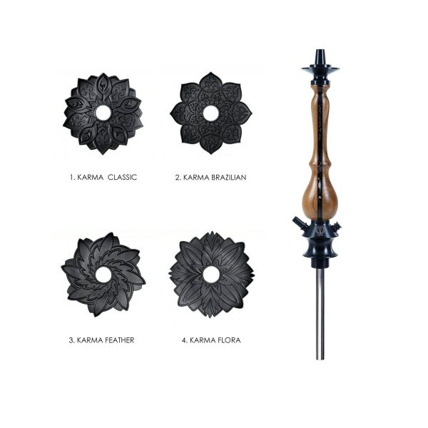 Karma Model 3.1 Black Stripe Hookah - Image 2