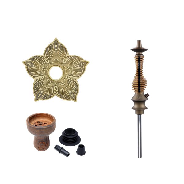 Karma Bronze Set Model 3.0 Black Hookah - Image 2