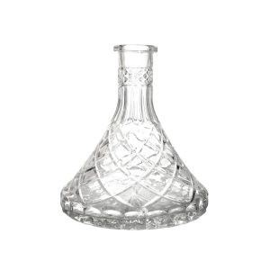 Kaya Crown Clear Hookah Vase