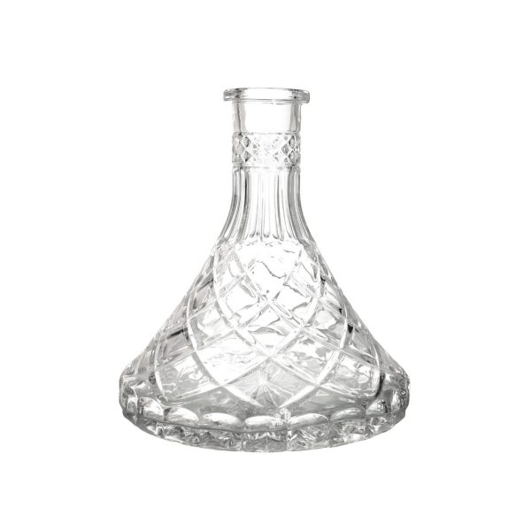 Kaya Crown Clear Hookah Vase