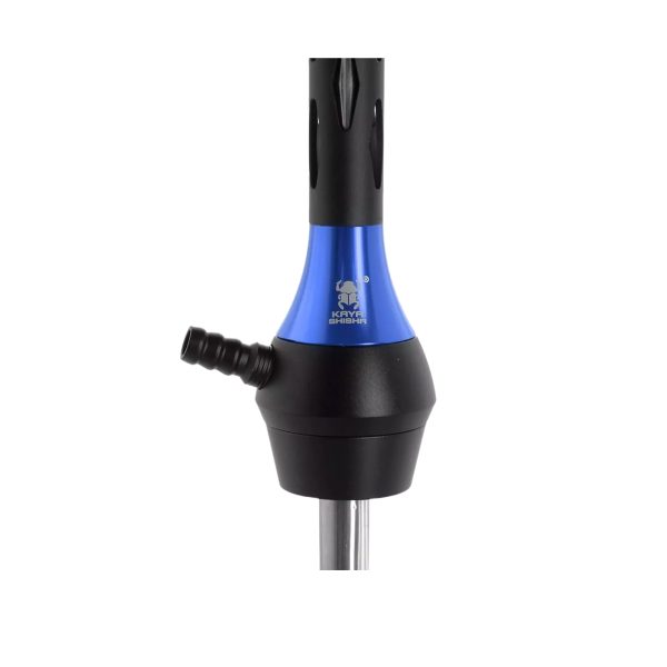 Kaya Elox Black Caro Blue Hookah - Image 3