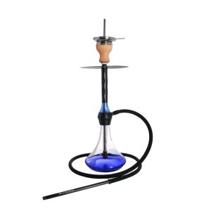 Kaya Elox Black Caro Blue Hookah