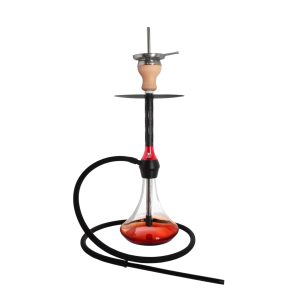 Kaya Elox Black Caro Red Hookah