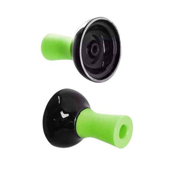 Kaya Elox Eco Black Caro Green Hookah - Image 4