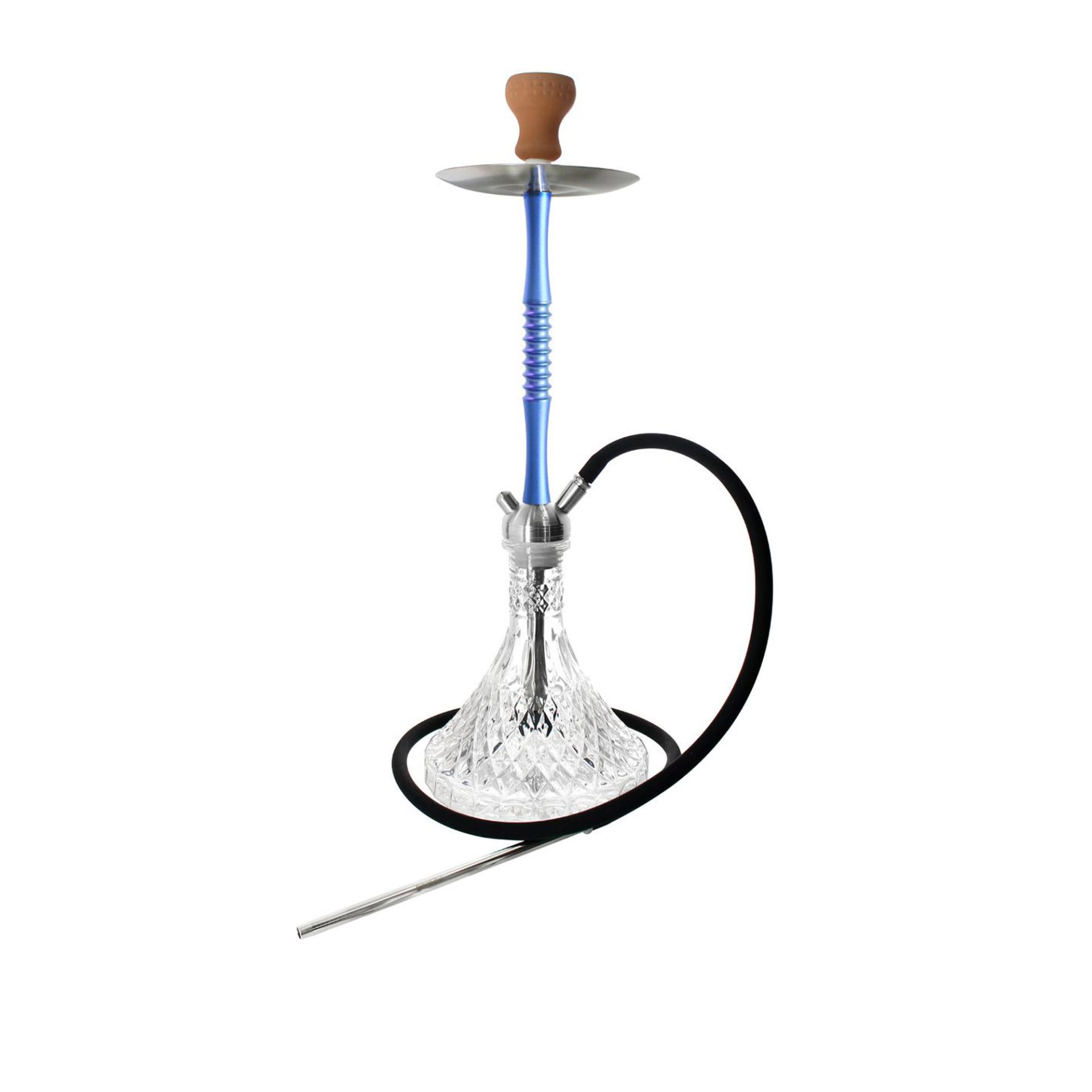Kaya INOX Tradi Wega Blue 2S Clear Jewel Hookah