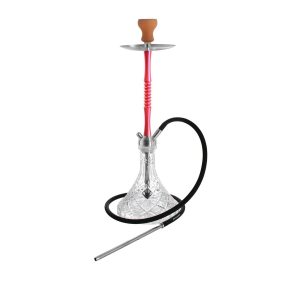 Kaya INOX Tradi Wega Red 2S Clear Crown Hookah