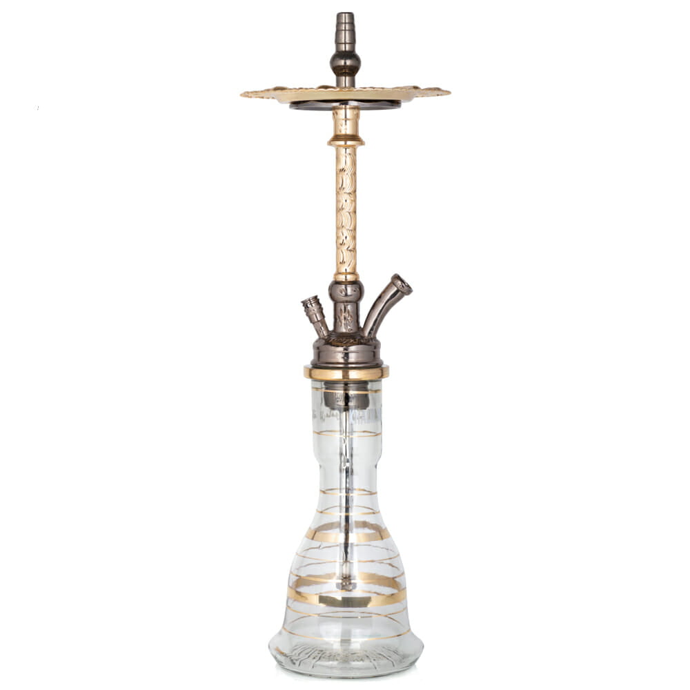 Khalil Mamoon Lulu Oxid-Gold Hookah