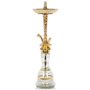 Khalil Mamoon Flower Gold Hookah