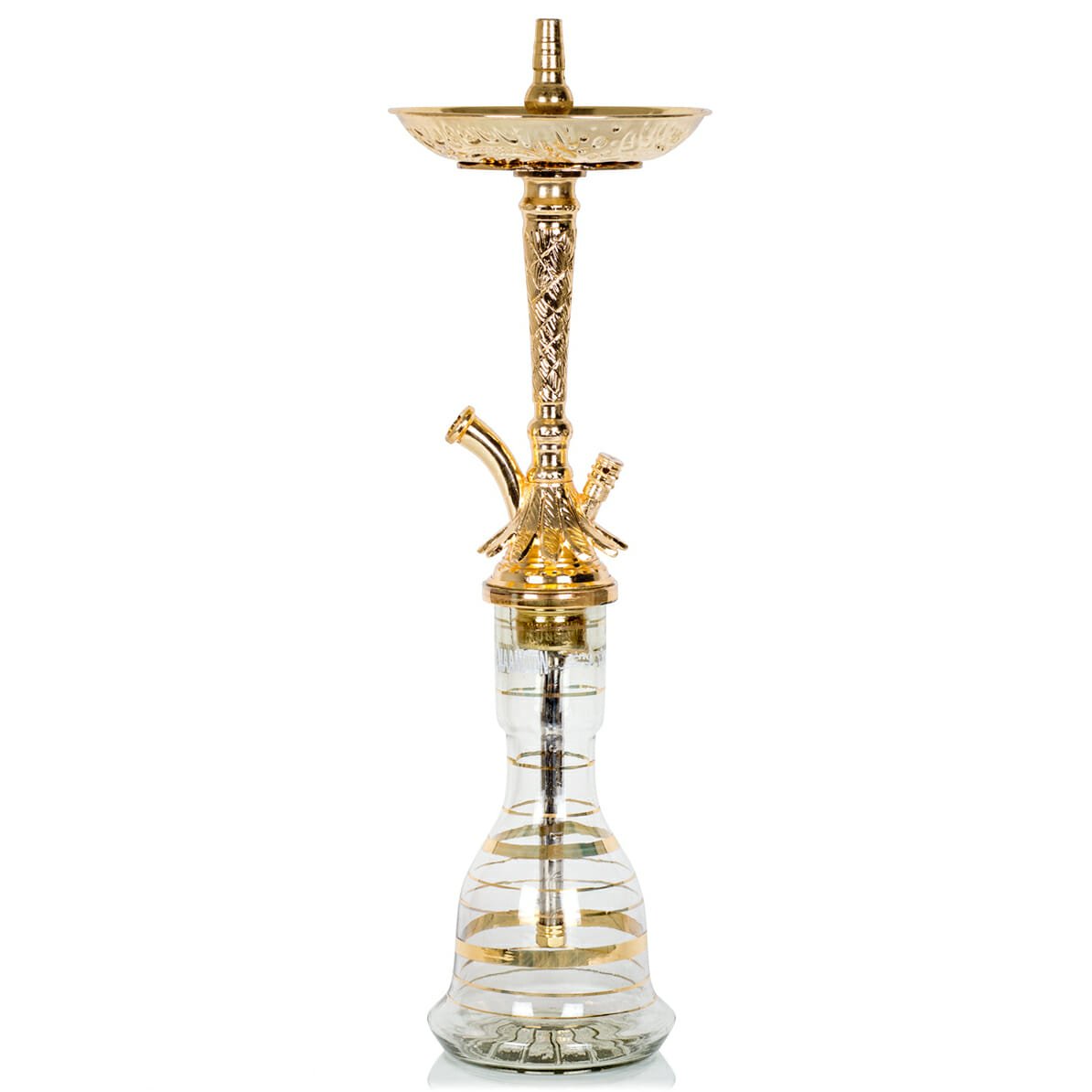 Khalil Mamoon Flower Gold Hookah