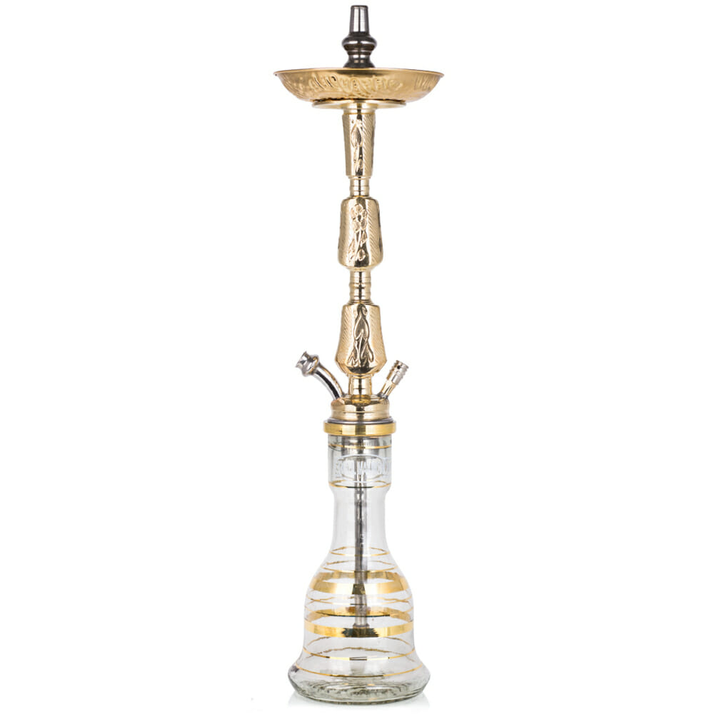 Khalil Mamoon Kamanga 2 Door Gold Hookah