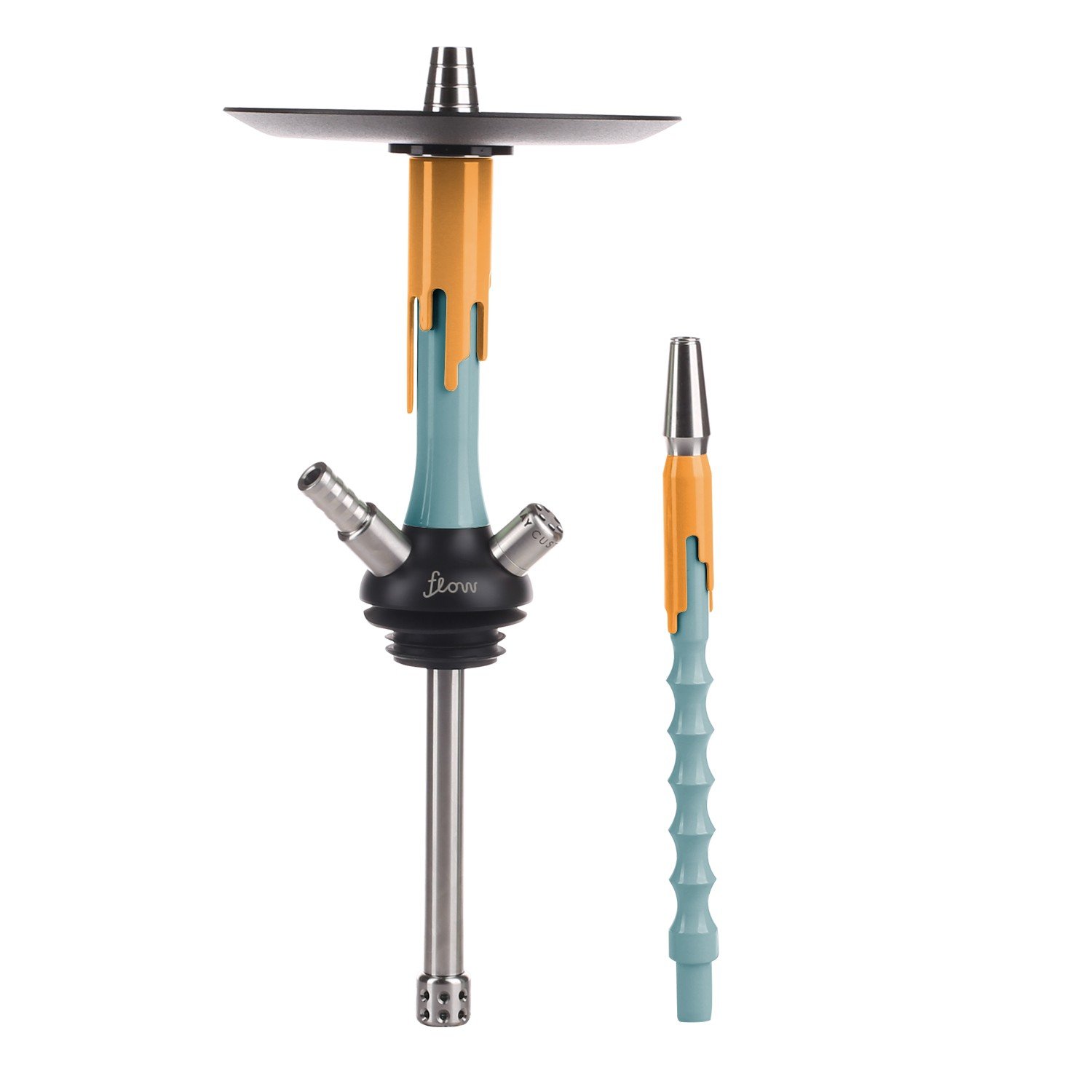 Mamay Custom Flow Sea Wave-Dark Yellow Hookah