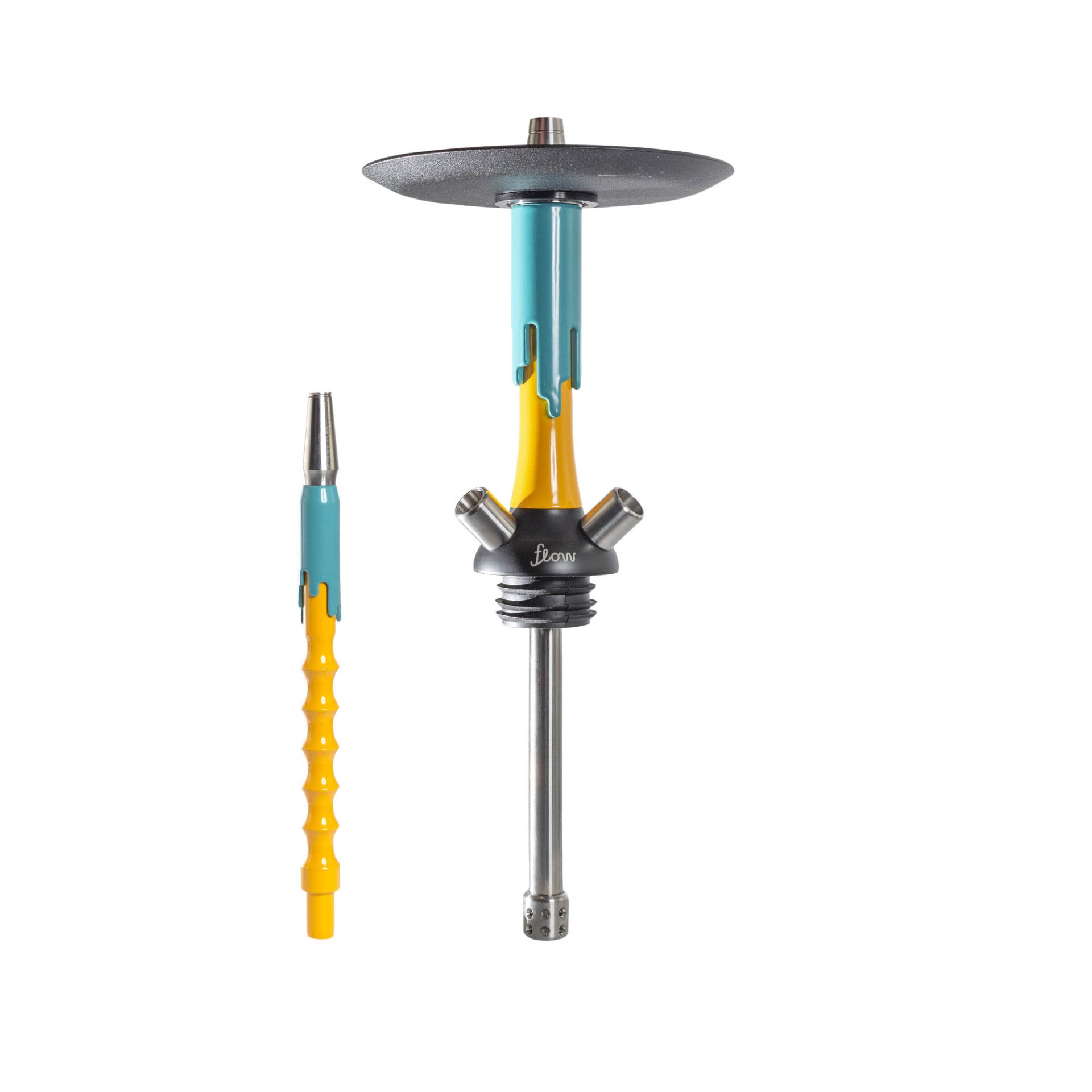 Mamay Custom Flow Yellow - Sea Green Hookah