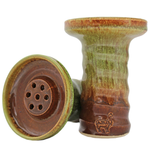 Alpaca Apache Green Brown Bowl