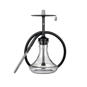 Misha Rebel Jet Black + Vase Hookah