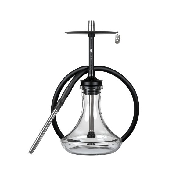 Misha Rebel Jet Black + Vase Hookah