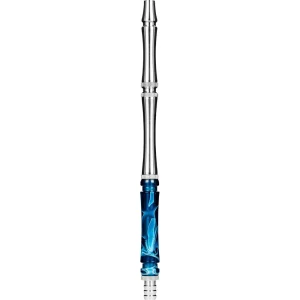 Moze Stainless Steel Wavy Blue hookah mouthpiece