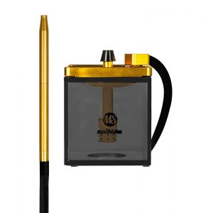 MS Micro Black/Gold Hookah