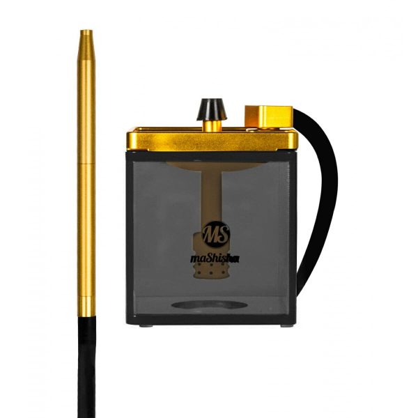 MS Micro Black/Gold Hookah