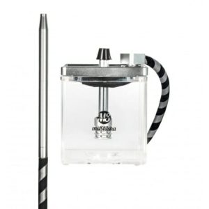 MS Micro Clear/Silver Hookah