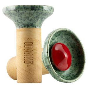 Oblako Flow Red On Pistachio Bowl