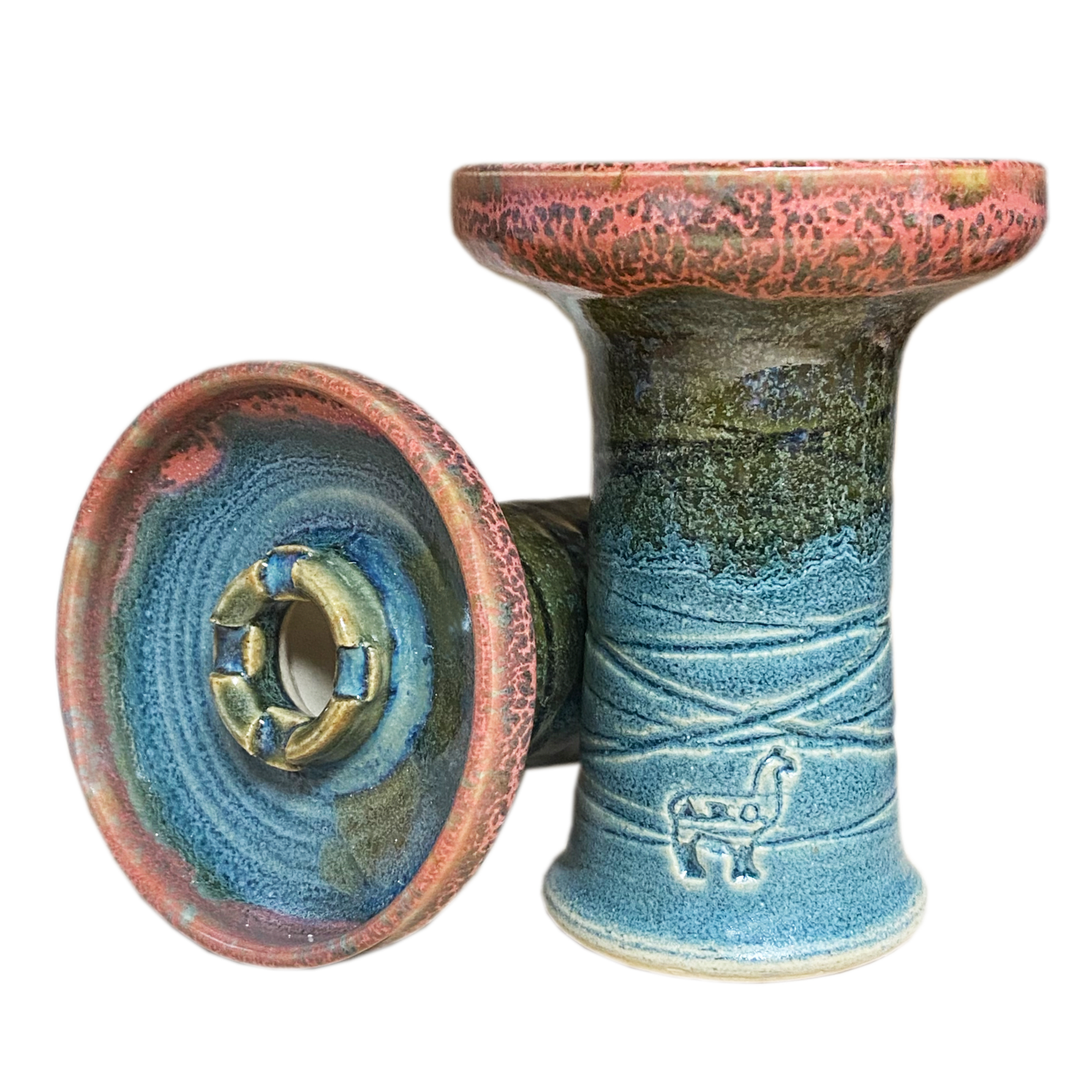 Alpaca Rook Regular Pink Teal Bowl