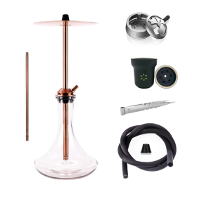 Vyro Versa Rose Clear Hookah Set