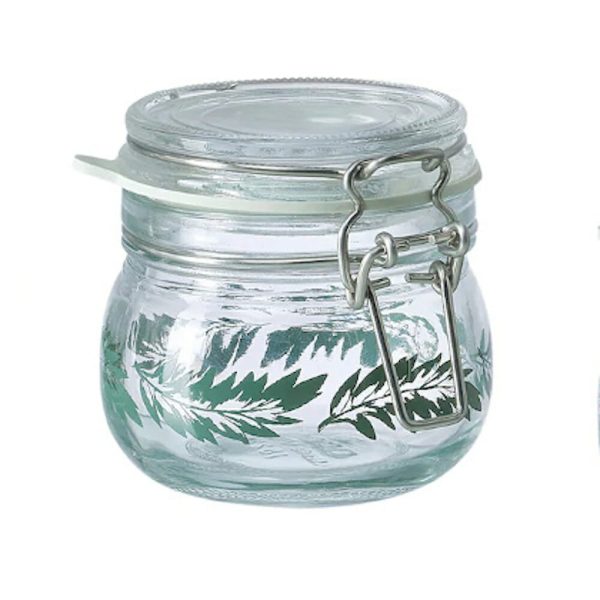 Glass jar for tobacco 130ml