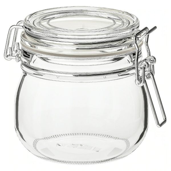 Glass jar for tobacco 500ml