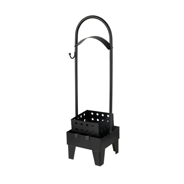 Fireplace Black Matt charcoal carrier