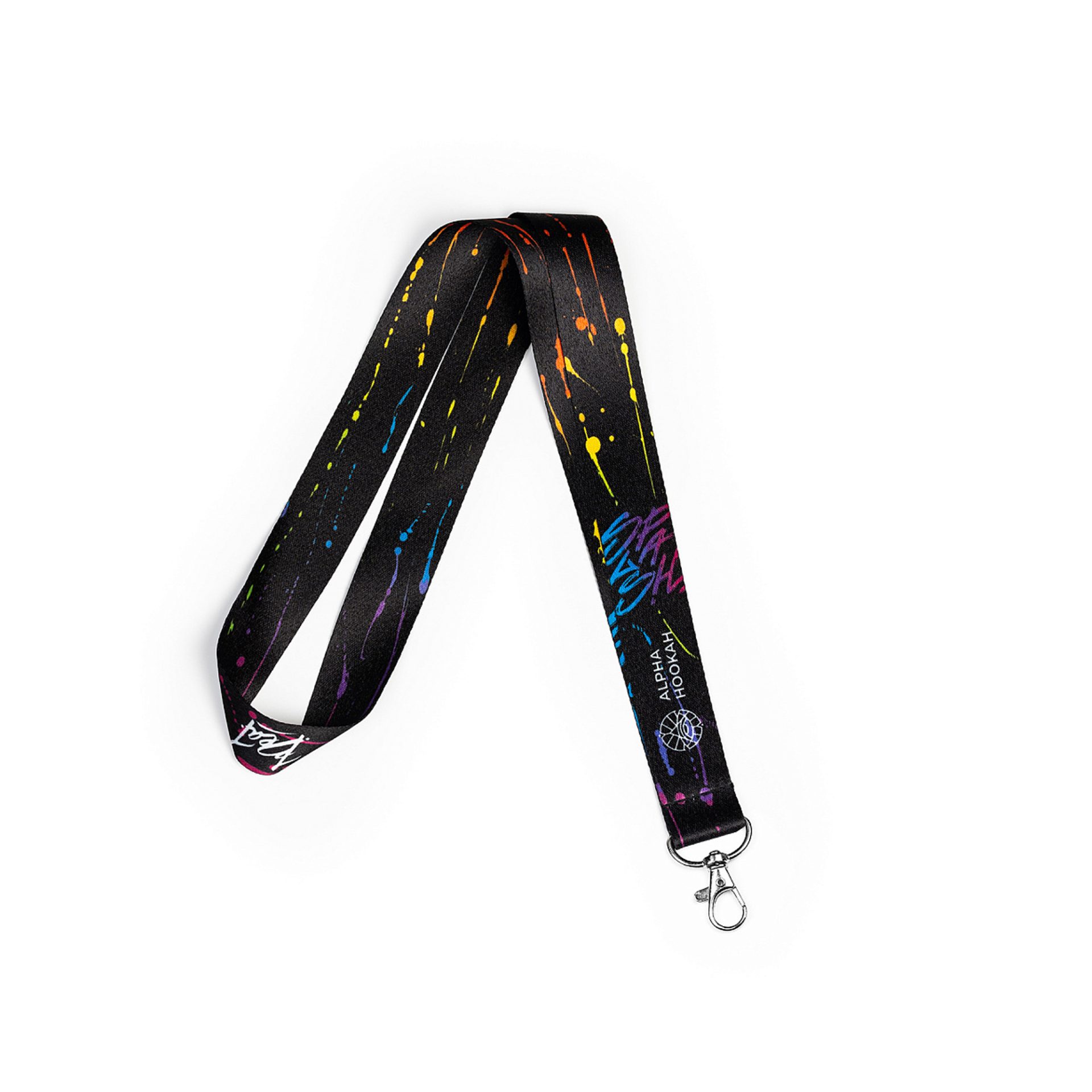 Alpha Hookah Beat Splash lanyard