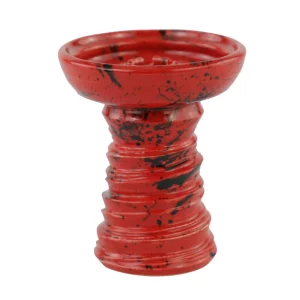 Stone Hookah Stonefit Striped Red Bowl