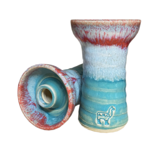 Alpaca Suri Red Teal Bowl