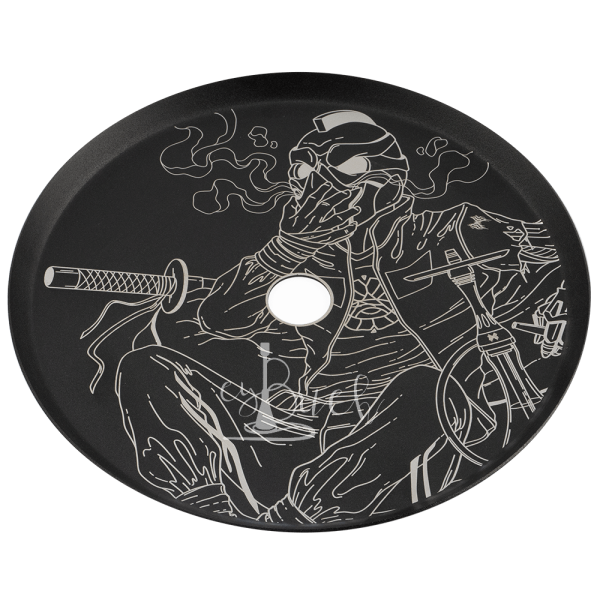 Alpha Hookah Samurai ash plate