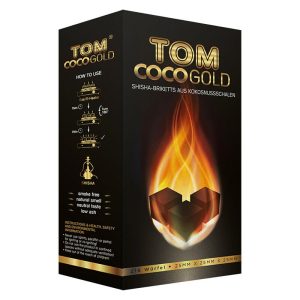 Tom Cococha Gold hookah charcoal (25mm) 3kg